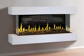 Modern Flames Orion Heliovision 60" Electric Fireplace Wall Mount Studio Suite, White Ready to Paint (WSS-OR60-RTF)